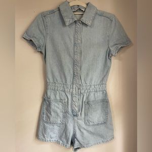 ZARA denim romper size XS!